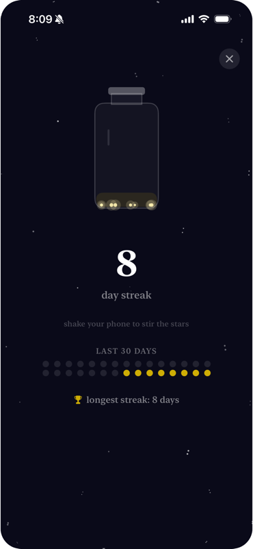 Streak tracker